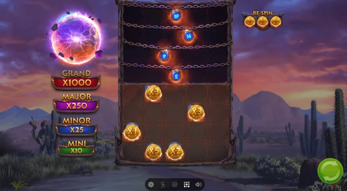 Colt Lightning Inferno екран на бонус игра